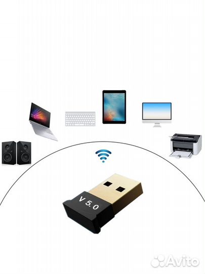 Bluetooth V5.0 USB беспроводной наушник.колонок