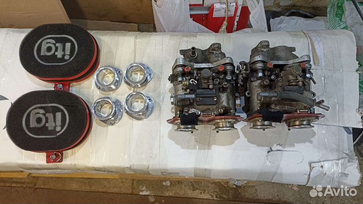 Горизонтальные карбюраторы Dellorto dhla40