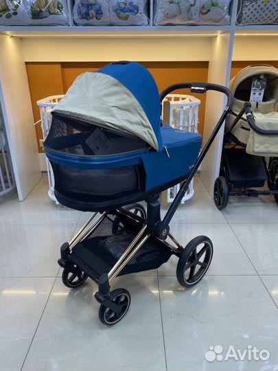 Коляска Cybex Priam IV Mountain Blue 2в1