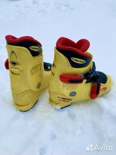 Горные лыжи 100 и ботинки 195-250