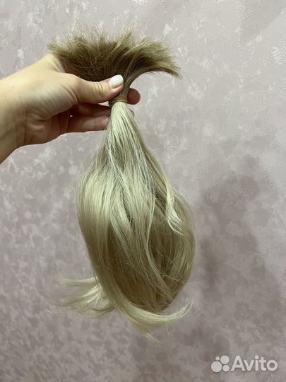 Волосы для наращивания 35см, натуральный