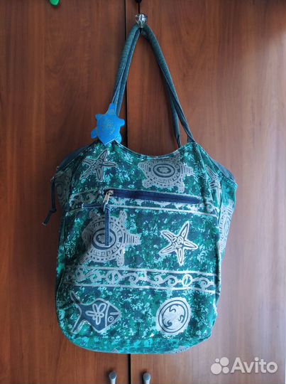 Cумка женская джинсовая пляжная, шопинг текстиль