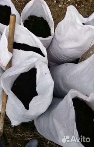 Чернозём 50 кг в мешках