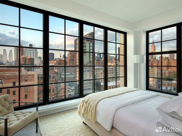 Окна панорамные