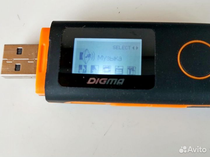 MP3-плеер digma U3 4Gb (диктофон, FM-радио) + 32Gb