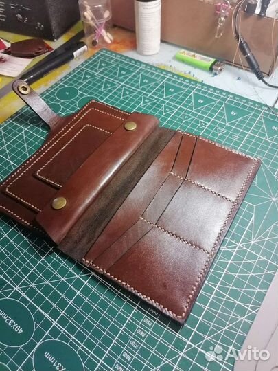 Кожаный клач мужской