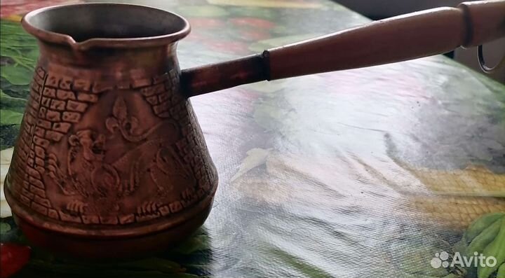 Турка для кофе медная