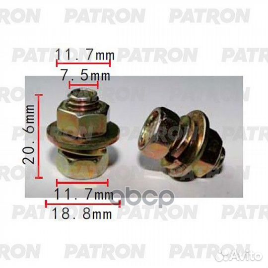 Винт металлический Применяемость: Болт Шайба Га