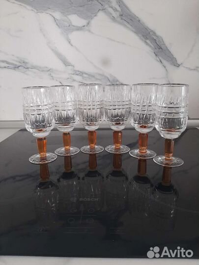 Фужеры Гусь-Хрустальный СССР 6шт