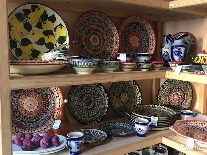 Узбекская посуда Тарелки Ляганы