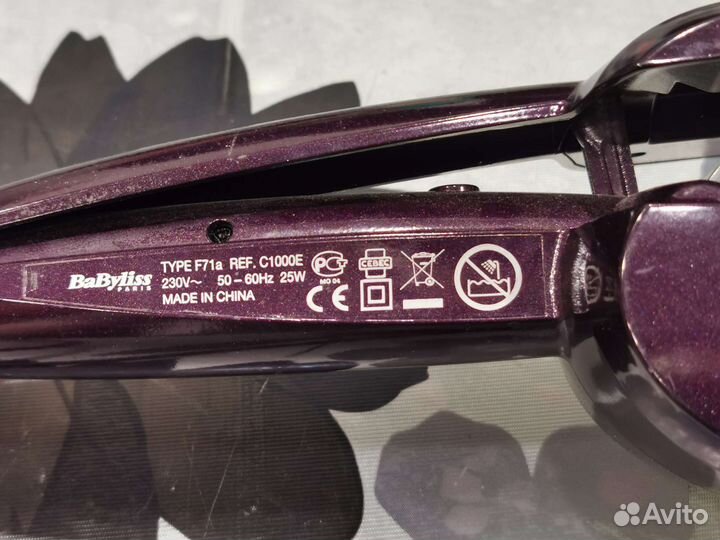 Плойка стайлер щипцы для кудрей babyliss curl