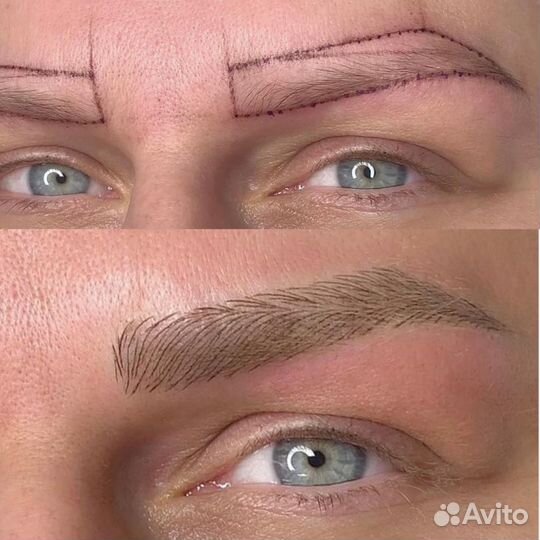 Микроблейдинг бровей