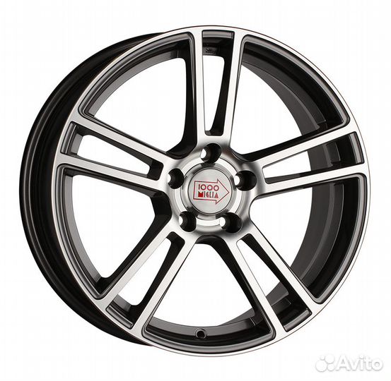 R18 5x120 8J ET35 D72,6 1000 Miglia MM1002 Dark An