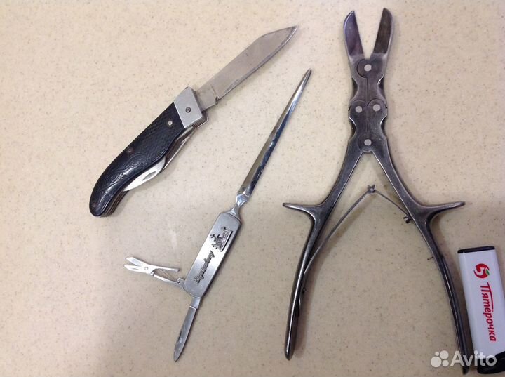 Нож для писем, нож складной