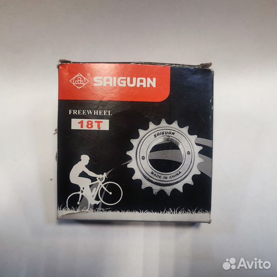 Звездочка задняя 18T 1/2