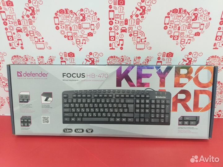 Клавиатура Defender Focus HB-470 Г1