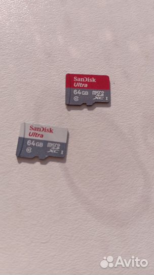 Карта памяти MicroSD SanDisk Ultra 64Gb