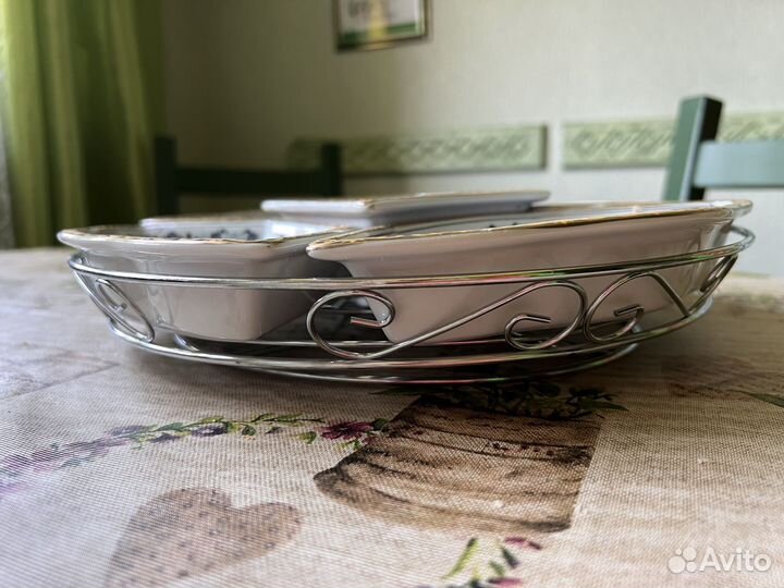 Менажница фарфор