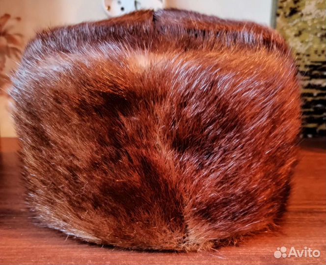 Норковая шапка мужская