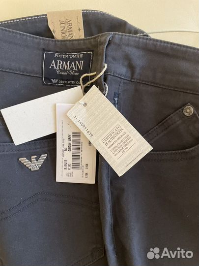 Новые джинсы для мальчика Armani Junior оригинал