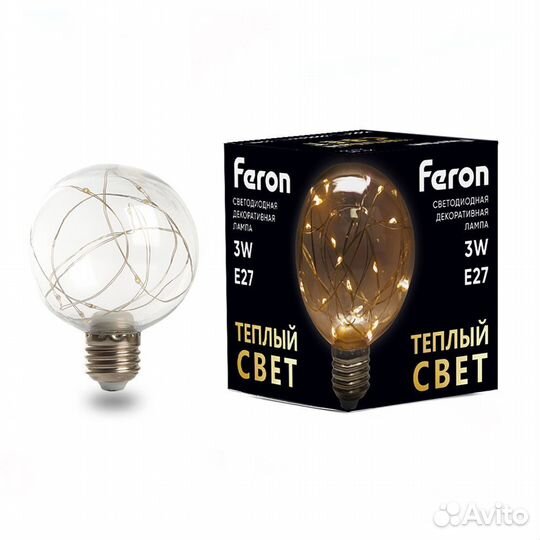 Лампа декоративная LB-381 E27 3W 2700K 41675