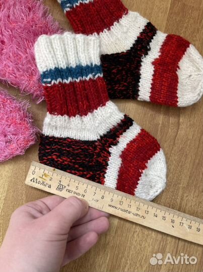 Носки детские теплые и шапочка