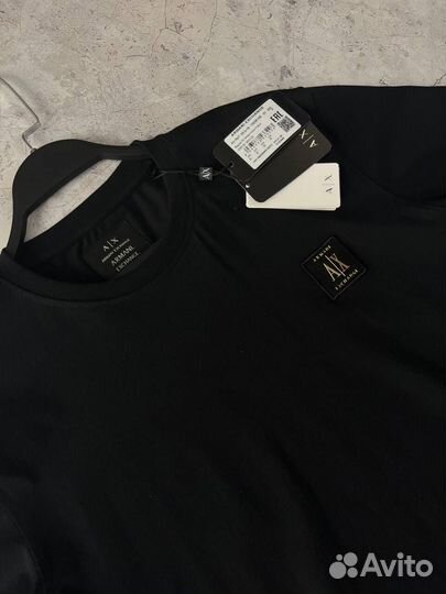 Футболка Armani Exchange черная люкс