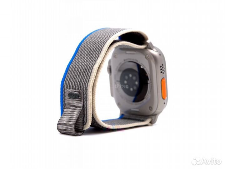 Watch Ultra 49 мм Titanium Case with Blue/Grey Tra