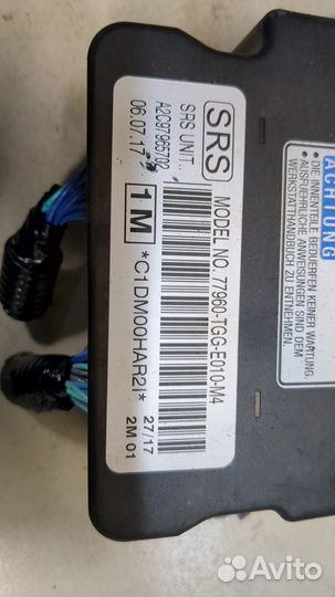 Блок управления airbag Honda Civic