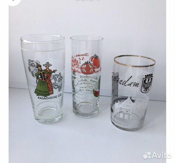 Пивные стаканы гдр разные