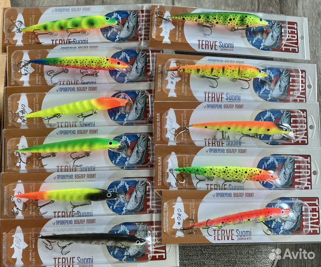 Воблеры Terve и Jarvi, ручная работа