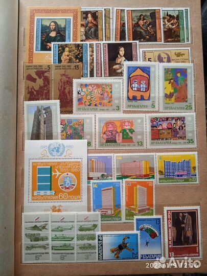 Почтовые марки Болгарии