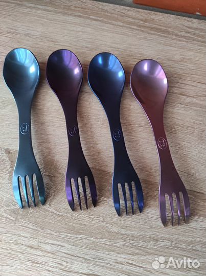 Ложка титановая,вилка,ловилка