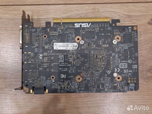 Видеокарта asus GeForce GTX 950 Mini GTX950-M-2GD