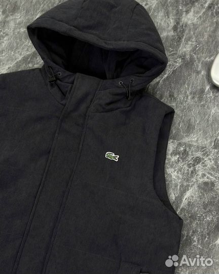 Жилетка мужская lacoste вельветовая