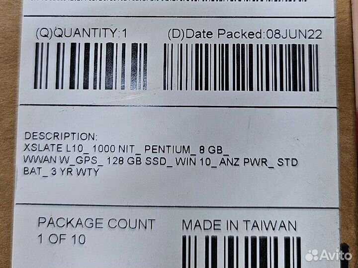 Zebra xslate L10 (Windows)