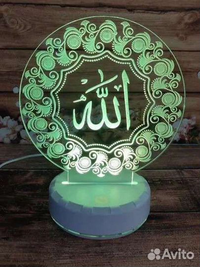 Изготовлю 3D ночной светильник с аккумулятором