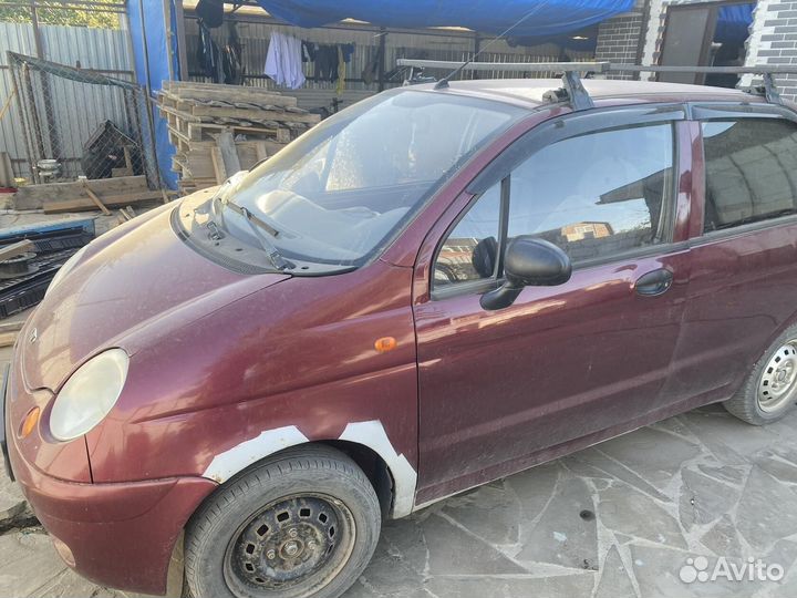 Daewoo Matiz 0.8 МТ, 2009, битый, 128 380 км