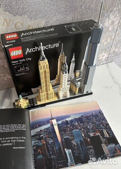 Lego architecture 21028 New York City (Нью-Йорк)