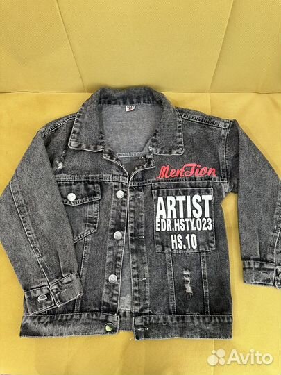 Джинсовая куртка детская