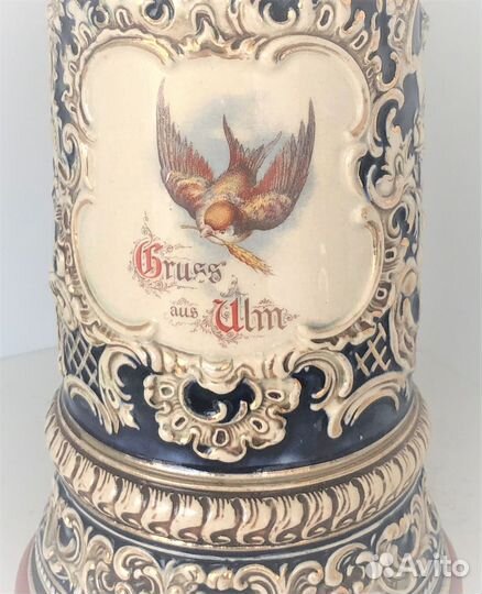 Коллекционная пивная кружка Антикварная