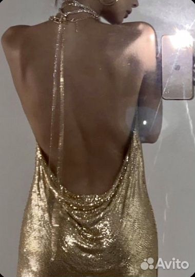 Золотое платье