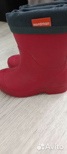 Детские резиновые сапоги 24 25 размер