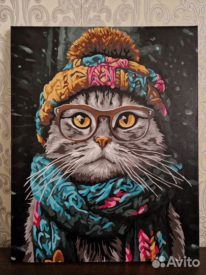 Картина по номерам готовая