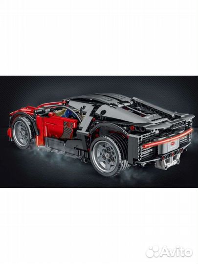 Конструктор Mork Красная Bugatti 1225 дет