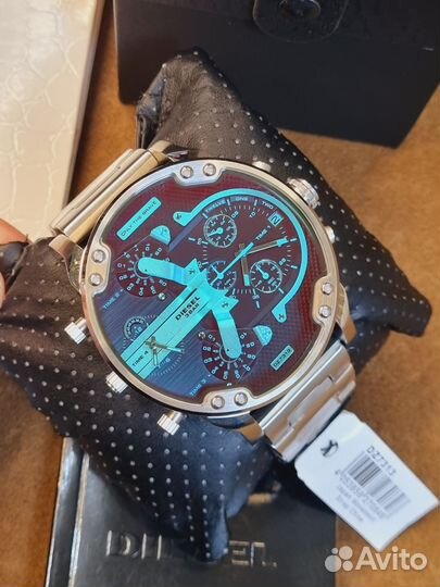 Часы Оригинальные серебристые diesel DZ7313 DZ7395