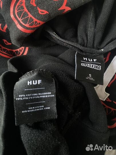 Худи spitfire&HUF