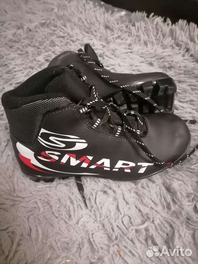 Ботинки лыжные бу 33, по стельке 21,5 см