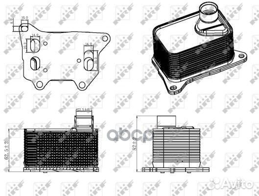 Радиатор системы охлаждения 31330 NRF