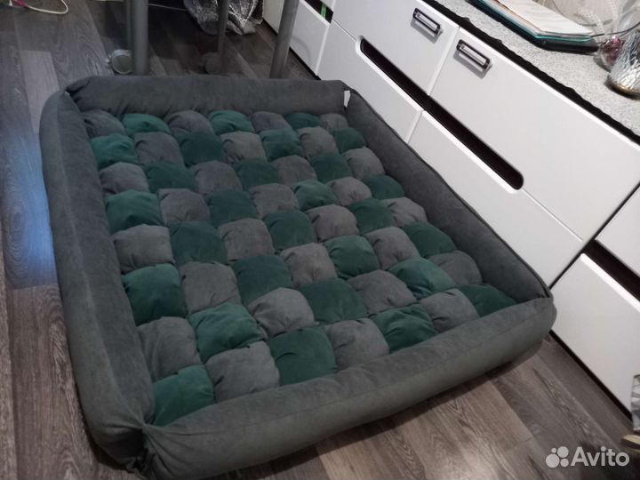 Лежанки оксфорд-велюр, хлопок